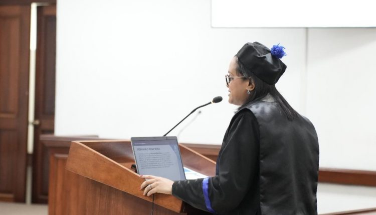 Mirna Ortiz en audiencia contra Alexis Medina.