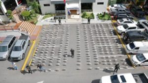 Cocaína incautada en Pedernales.