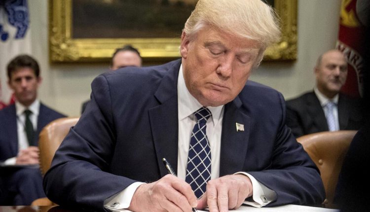 Trump firmó orden ejecutiva contra productos de Brasil.