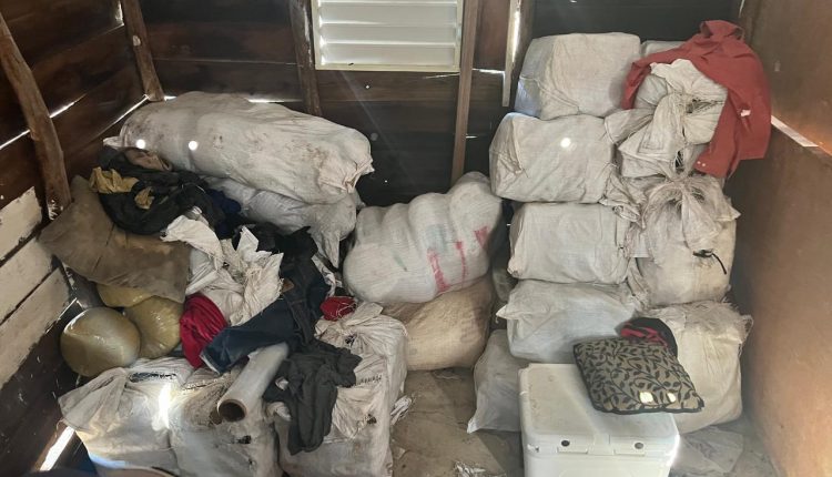 Marihuana ocupada en Montecristi.