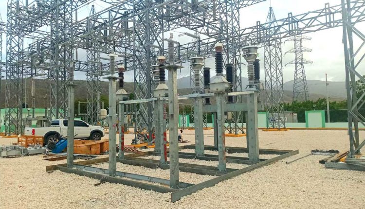 Subestación que instala Edesur en Jimaní.