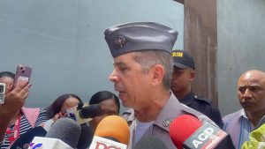 Vocero de la Policía Nacional, coronel Diego Pesqueira.