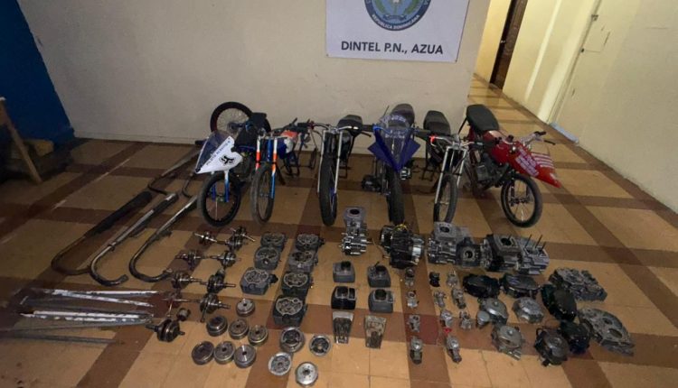 Motocicletas ocupados por carreras clandestinas.