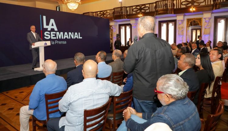 Luis Abinader habla sobre drogas en La Semanal.