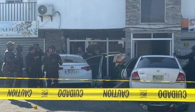Un policía resultó herido en incidente con presuntos delincuentes.