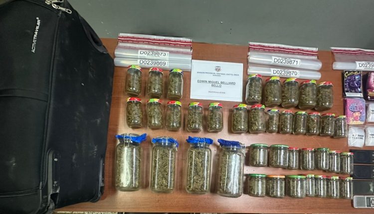 Materiales confiscados en Santiago y Navarrete.