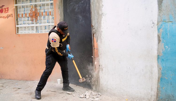 Operativo de la DNCD.