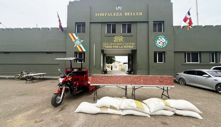 Cigarrillos incautados por los miembros del Ejército