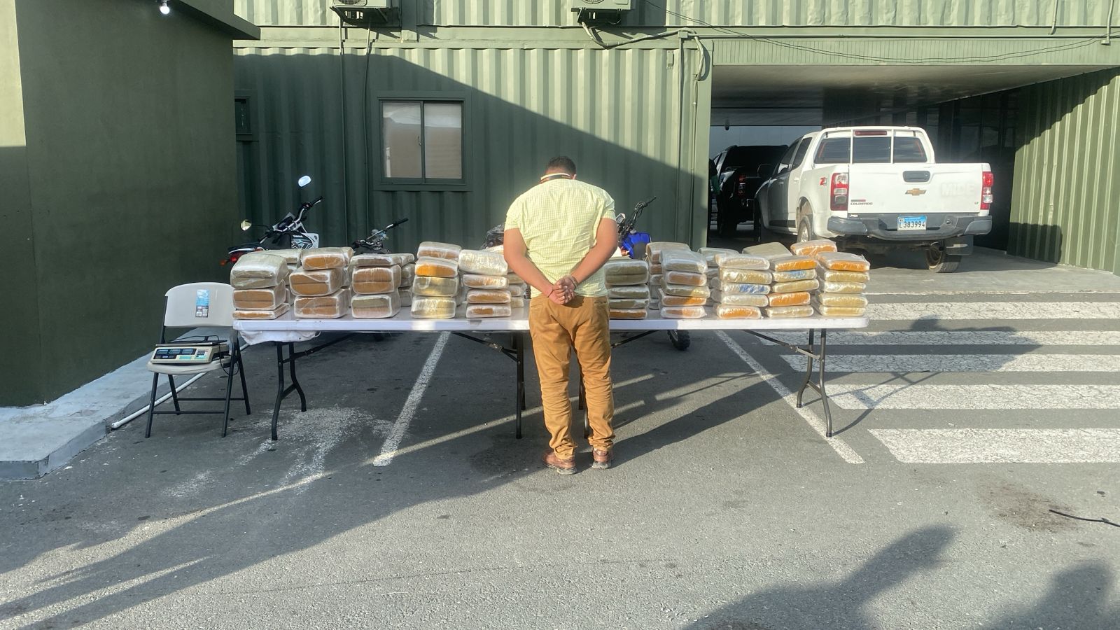 Droga incautada en Peravia.