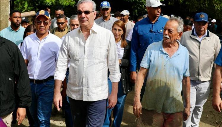 Abinader evaluará daños dejados por tormenta.