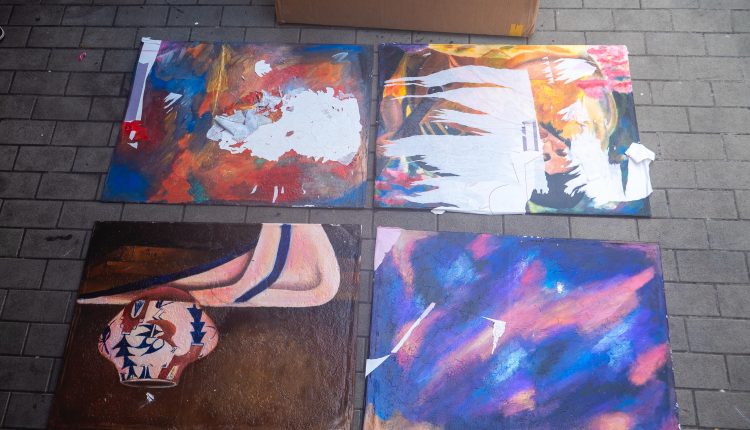 Cuadrados confiscados por la DNCD y el MInisterio Público.