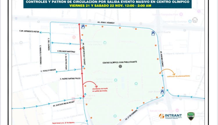 Rutas alternas por concierto de Bad Bunny.