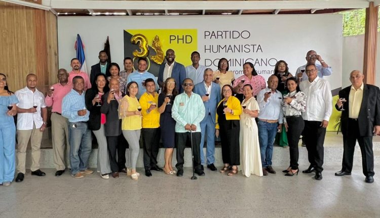 Directivos del Partido Humanista Dominicano.