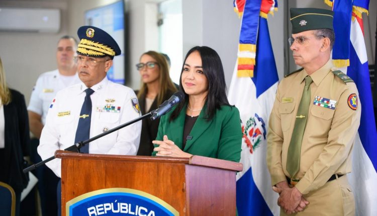 Faride Raful ofrece detalles de reunión sobre plan de seguridad ciudadana.