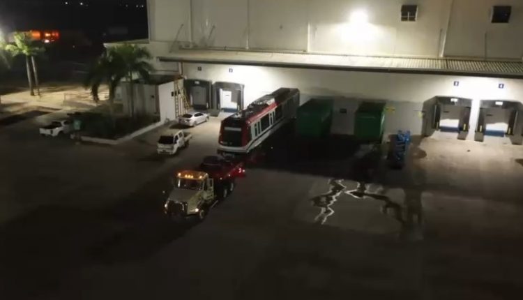 Uno de los trenes recibidos.