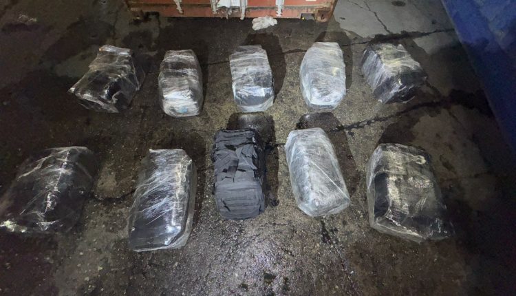 Cocaína incautada en operativo en Santo Domingo Oeste.