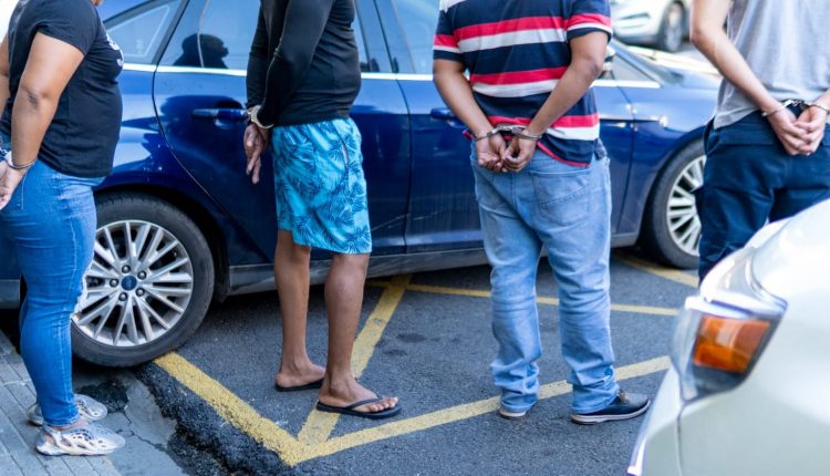 Detenidos por la DNCD.