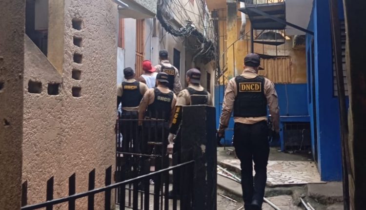 Operativo de la DNCD en Manganagua.