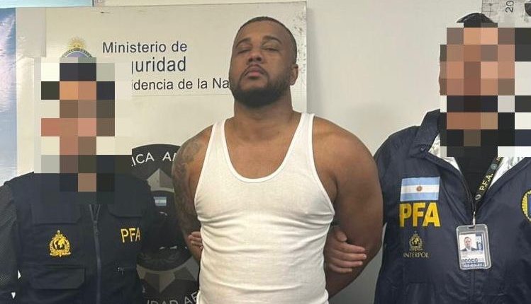Cristian López Cuando fue arrestado.
