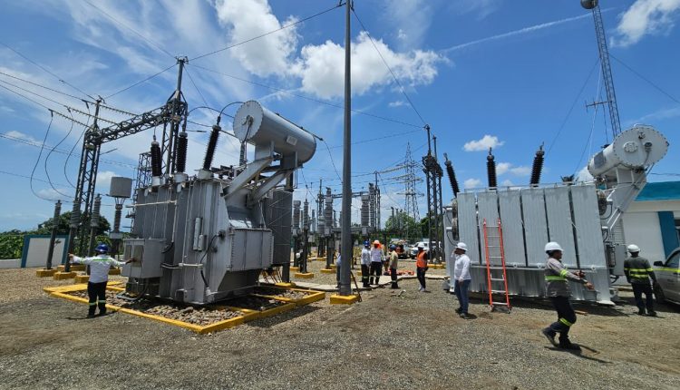 Subestación ubicada en el municipio de Salcedo, provincia Hermanas Mirabal.