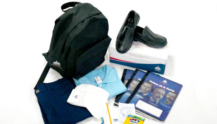 Utilería que comprará INABIE.