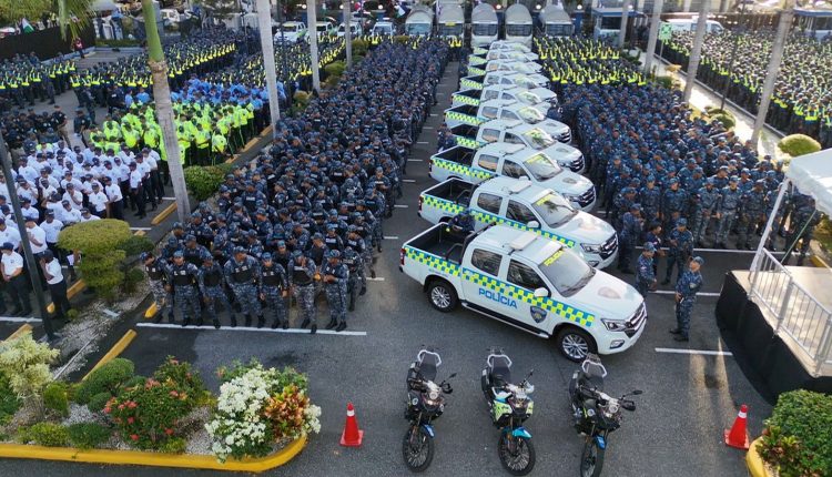 Lanzamiento de operativo de Semana Santa de la Policía Nacional.