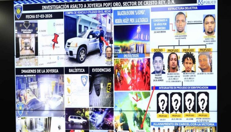 Policía detalló asalto en joyería en Cristo Rey.