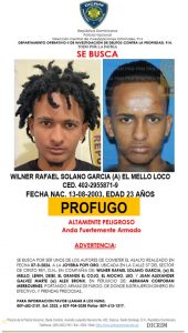 Otro de los buscados por la Policía.