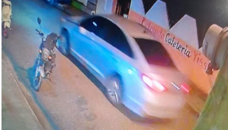 Vehículo en el que fue raptado Anser Stephan Almonte.