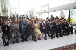 Abinader encabezó actividad en el Museo de Historia y Geografía.