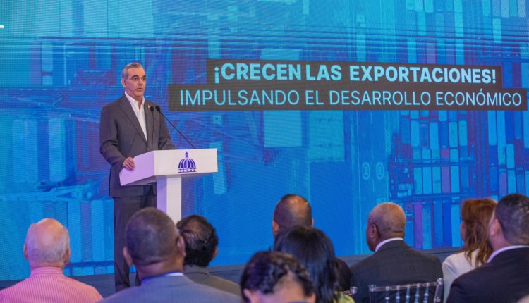 Abinader ofrece detalles sobre las exportaciones.