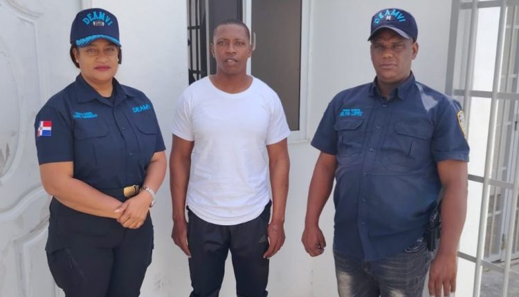 Jesús Bolívar Santana cuando fue detenido.