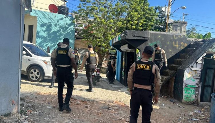 Operativo contra el microtráfico.