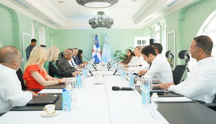 Reunión del canciller dominicano con representantes de ONU.