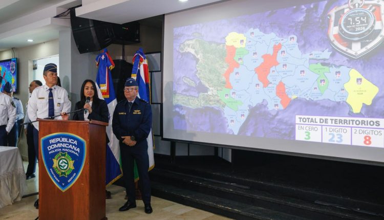 Faride Raful habla después de la reunión sobre el plan de seguridad ciudadana.