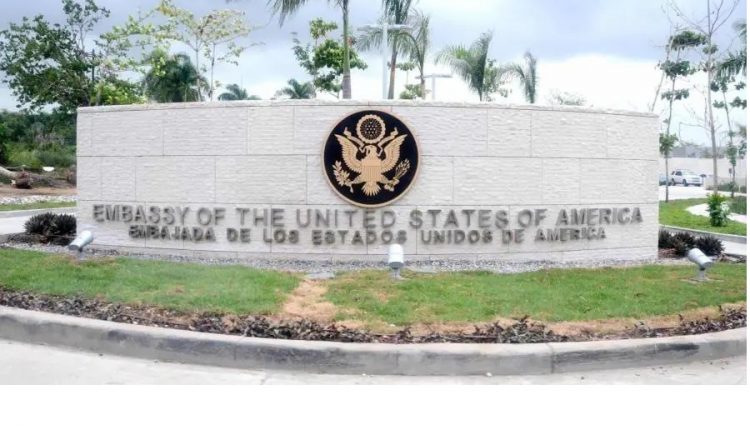 Sede de la embajada de Estados Unidos en República Dominicana.