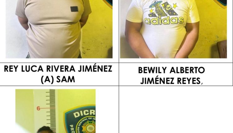 Detenidos en La Vega.