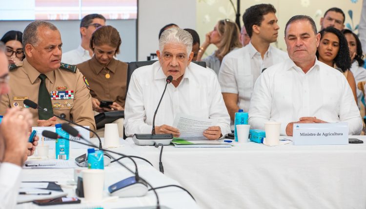 Eduardo Estrella habla en Consejo de Ministros en Santiago.