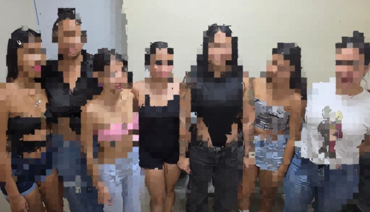 Colombianas rescatadas.