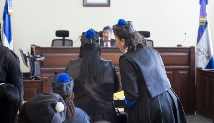 Representantes del Ministerio Público en el caso contra el segundo teniente del Ejército  Orlando Ramírez Medina.