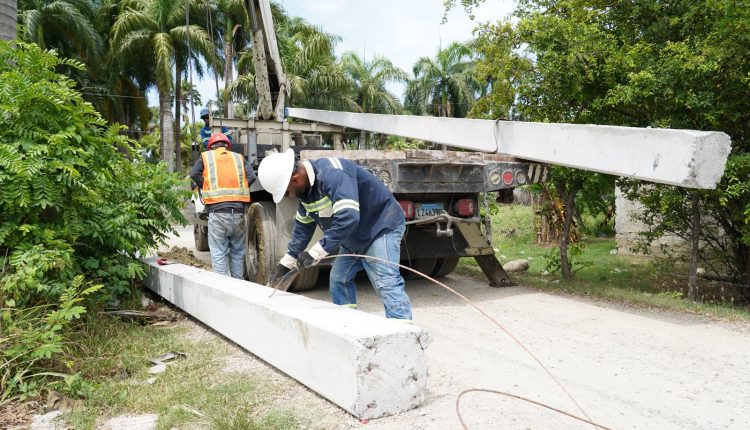 Trabajos de Edesur en Doña Ana.
