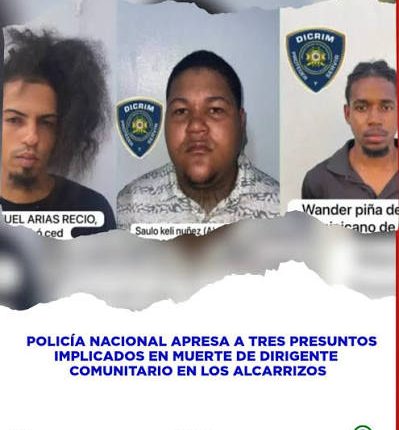 Detenidos por muerte de José Frank Valerio