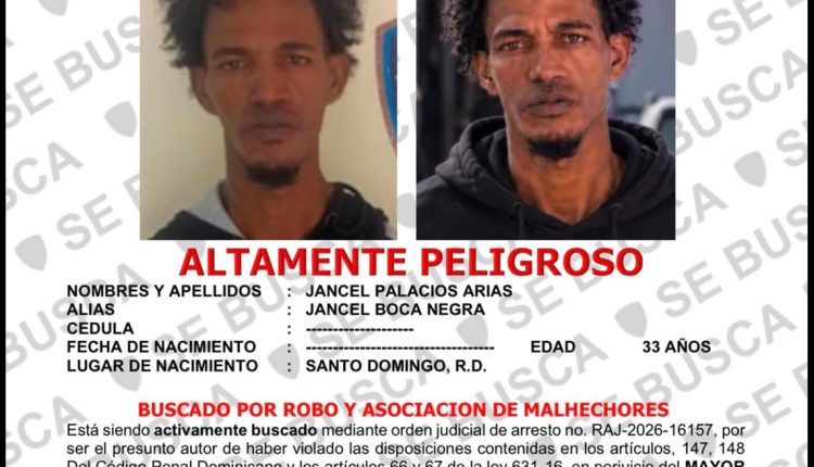 Jansel Palacios era buscado.