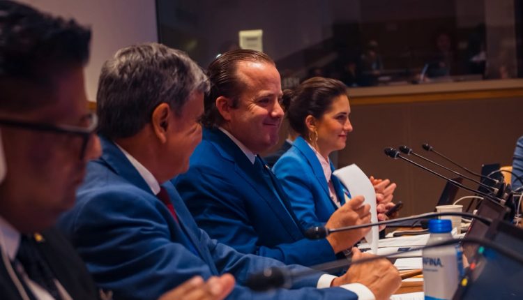 Representación dominicana en reunión de la ONU.