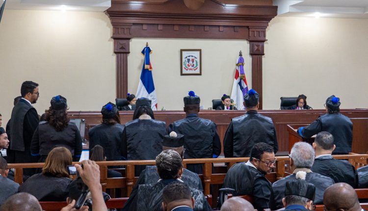 Representantes del Ministerio Público en audiencia sobre el caso contra Donald Guerrero.