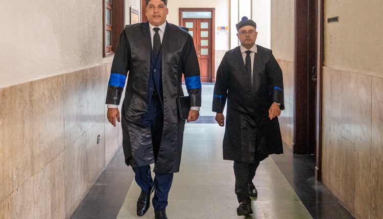 Representantes del Ministerio Público en el caso de las armerías.