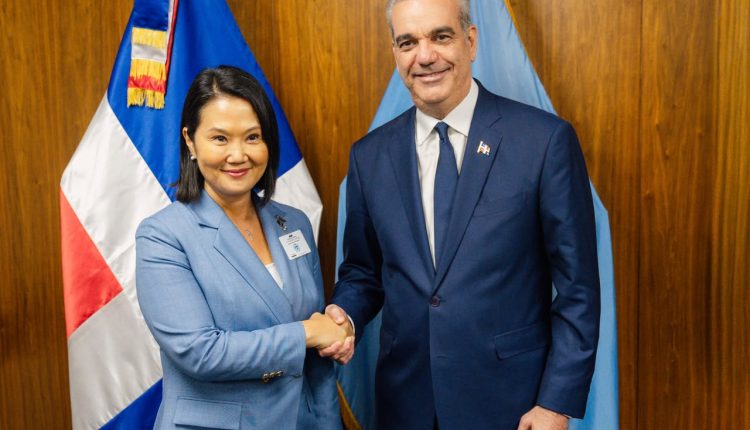Keiko Fujimori y Luis Abinader.