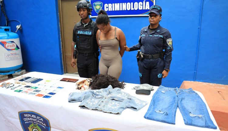 Alibet Feliz, Katty Feliz y/o Amarilis Cruz García cuando fue detenida.