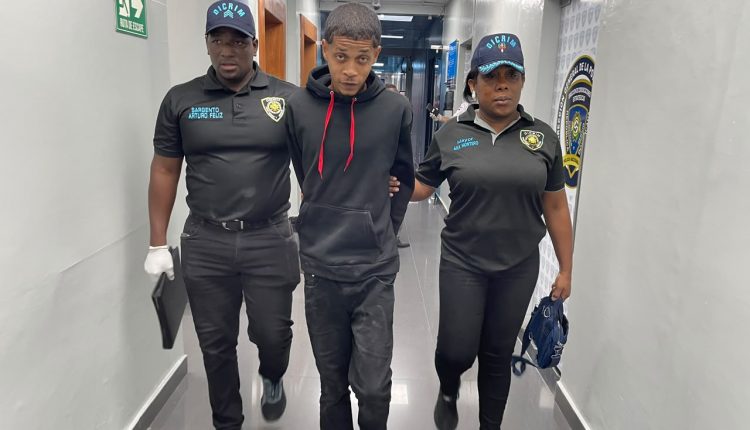 Bryan Ernesto Prensa cuando fue detenido.