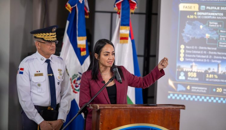 Faride Raful ofrece resultados sobre la seguridad ciudadana.